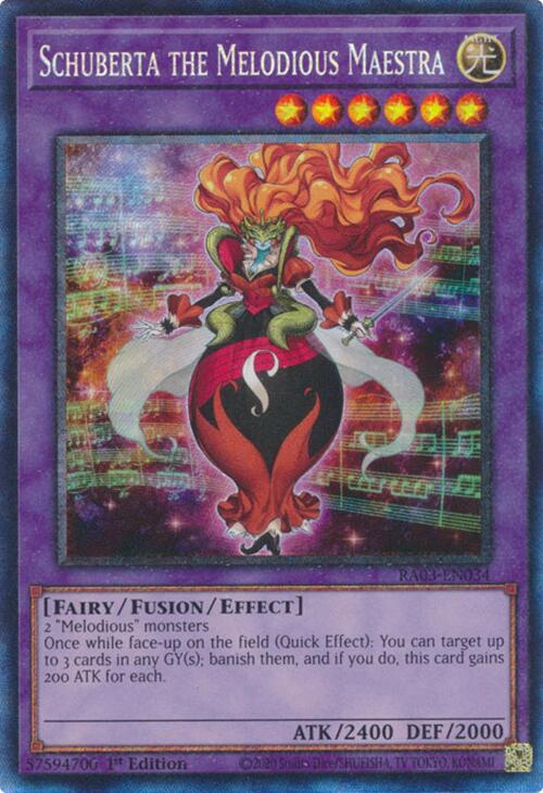 Schuberta the Melodious Maestra (CR) [RA03-EN034] Prismatic Collector's Rare | The CG Realm
