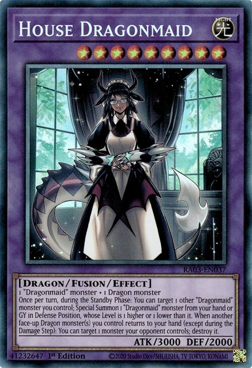 House Dragonmaid (CR) [RA03-EN037] Prismatic Collector's Rare | The CG Realm