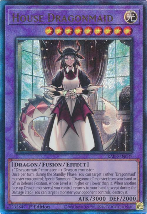 House Dragonmaid (UTR) [RA03-EN037] Prismatic Ultimate Rare | The CG Realm