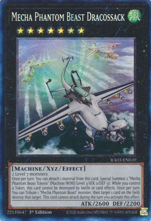 Mecha Phantom Beast Dracossack (CR) [RA03-EN039] Prismatic Collector's Rare | The CG Realm