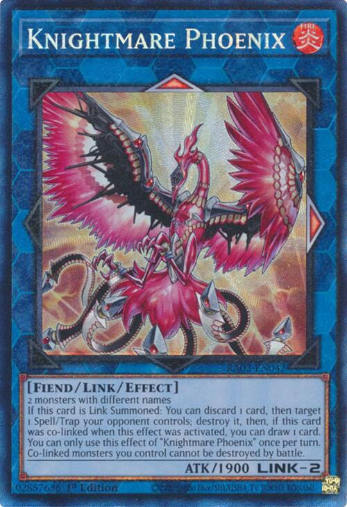 Knightmare Phoenix (CR) [RA03-EN042] Prismatic Collector's Rare | The CG Realm