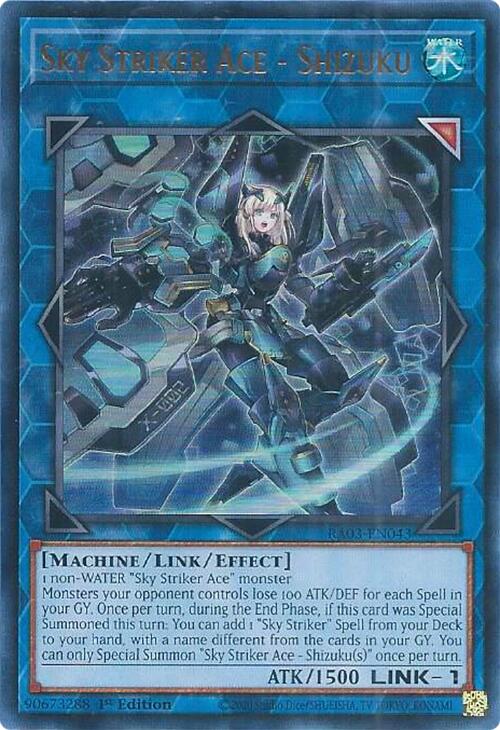 Sky Striker Ace - Shizuku (UR) [RA03-EN043] Ultra Rare | The CG Realm