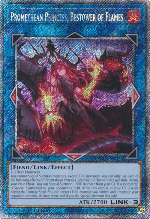 Promethean Princess, Bestower of Flames (Platinum Secret Rare) [RA03-EN050] Platinum Secret Rare | The CG Realm