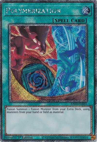 Polymerization (Platinum Secret Rare) [RA03-EN051] Platinum Secret Rare | The CG Realm