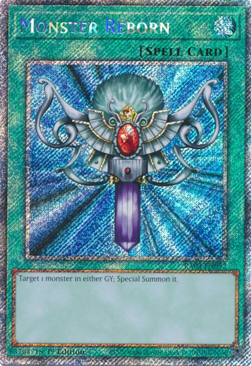 Monster Reborn (Platinum Secret Rare) [RA03-EN052] Platinum Secret Rare | The CG Realm