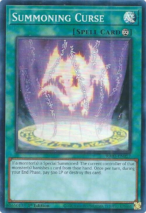 Summoning Curse [RA03-EN057] Super Rare | The CG Realm