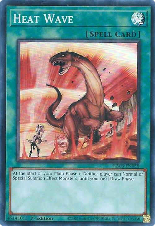 Heat Wave [RA03-EN058] Super Rare | The CG Realm