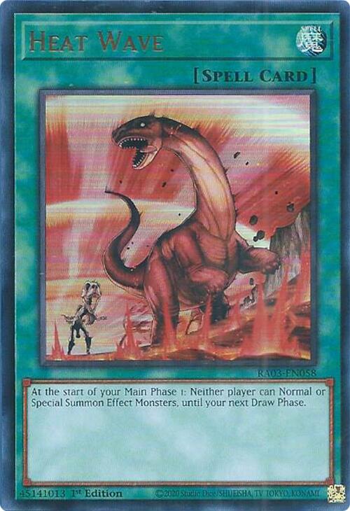 Heat Wave (UR) [RA03-EN058] Ultra Rare | The CG Realm