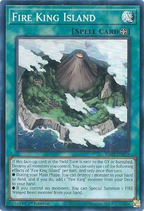 Fire King Island [RA03-EN059] Super Rare | The CG Realm