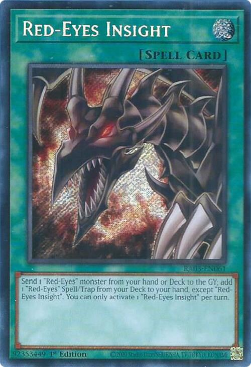 Red-Eyes Insight (Secret Rare) [RA03-EN061] Secret Rare | The CG Realm