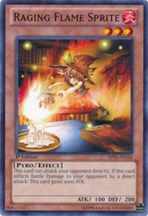 Raging Flame Sprite (BP01-EN136) - Battle Pack: Epic Dawn Unlimited