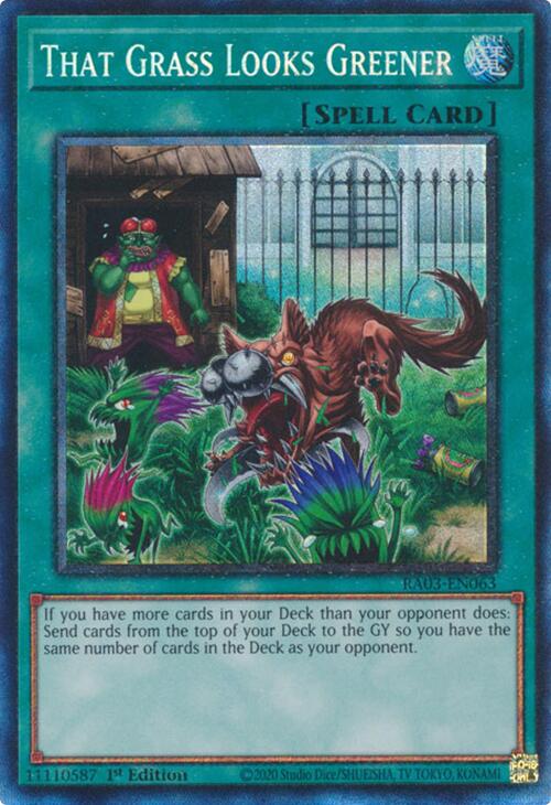 That Grass Looks Greener (CR) [RA03-EN063] Prismatic Collector's Rare | The CG Realm