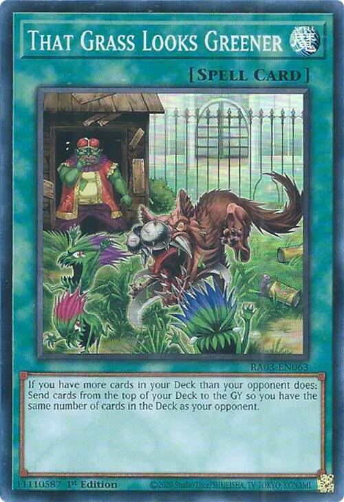 That Grass Looks Greener [RA03-EN063] Super Rare | The CG Realm