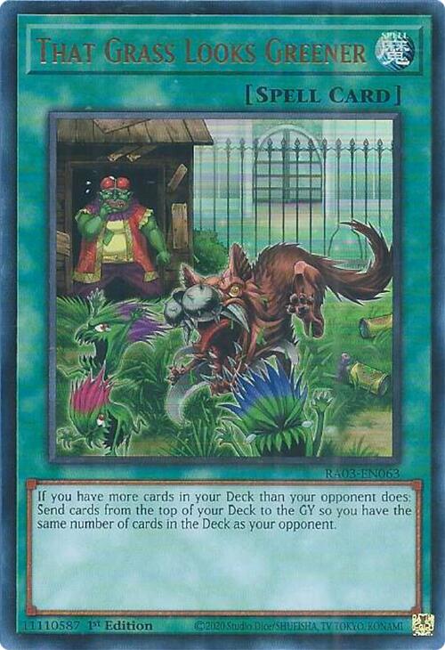 That Grass Looks Greener (UR) [RA03-EN063] Ultra Rare | The CG Realm