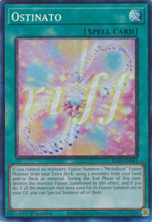 Ostinato (CR) [RA03-EN064] Prismatic Collector's Rare | The CG Realm