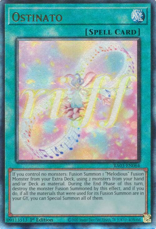 Ostinato (UTR) [RA03-EN064] Prismatic Ultimate Rare | The CG Realm