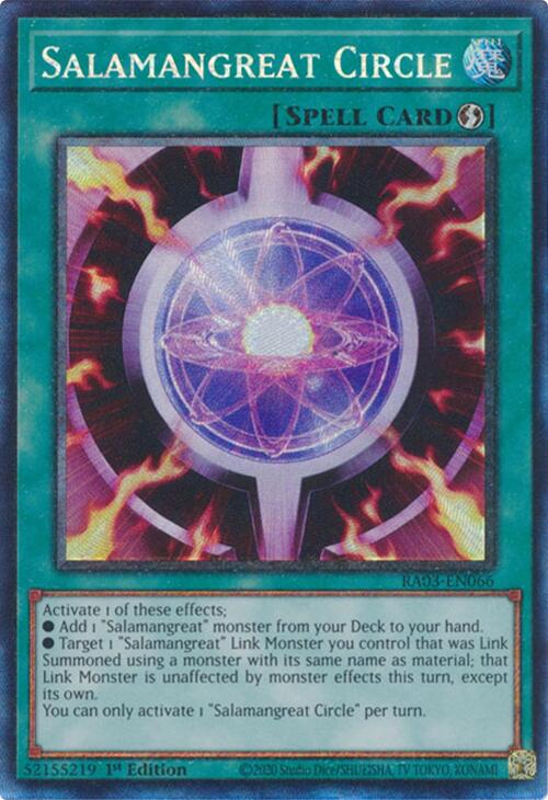 Salamangreat Circle (CR) [RA03-EN066] Prismatic Collector's Rare | The CG Realm