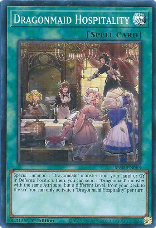 Dragonmaid Hospitality [RA03-EN068] Super Rare | The CG Realm