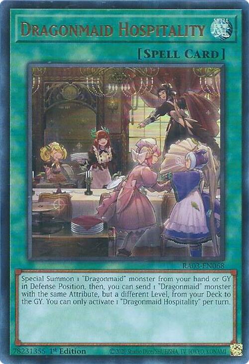 Dragonmaid Hospitality (UR) [RA03-EN068] Ultra Rare | The CG Realm