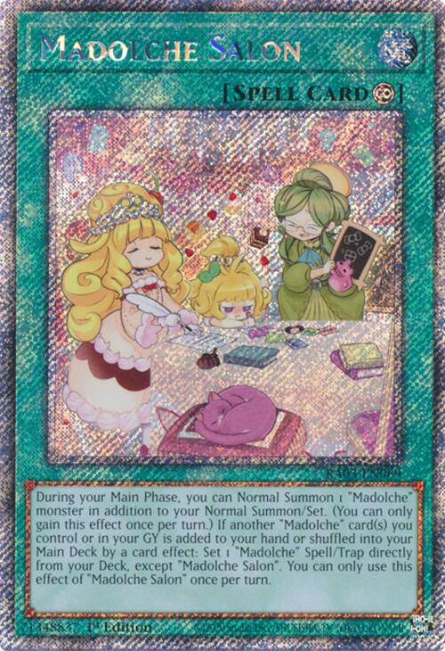 Madolche Salon (Platinum Secret Rare) [RA03-EN069] Platinum Secret Rare | The CG Realm