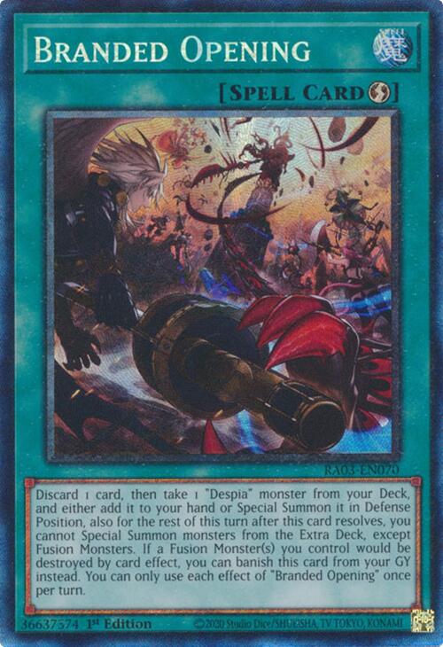 Branded Opening (CR) [RA03-EN070] Prismatic Collector's Rare | The CG Realm