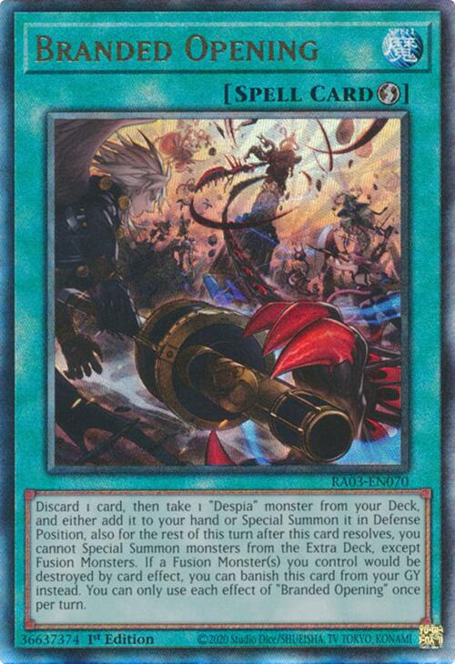 Branded Opening (UTR) [RA03-EN070] Prismatic Ultimate Rare | The CG Realm
