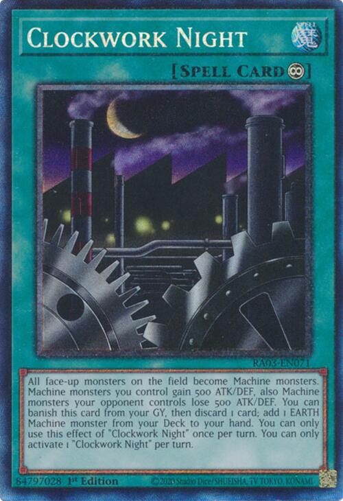 Clockwork Night (CR) [RA03-EN071] Prismatic Collector's Rare | The CG Realm