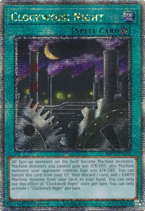 Clockwork Night (Quarter Century Secret Rare) [RA03-EN071] Quarter Century Secret Rare | The CG Realm