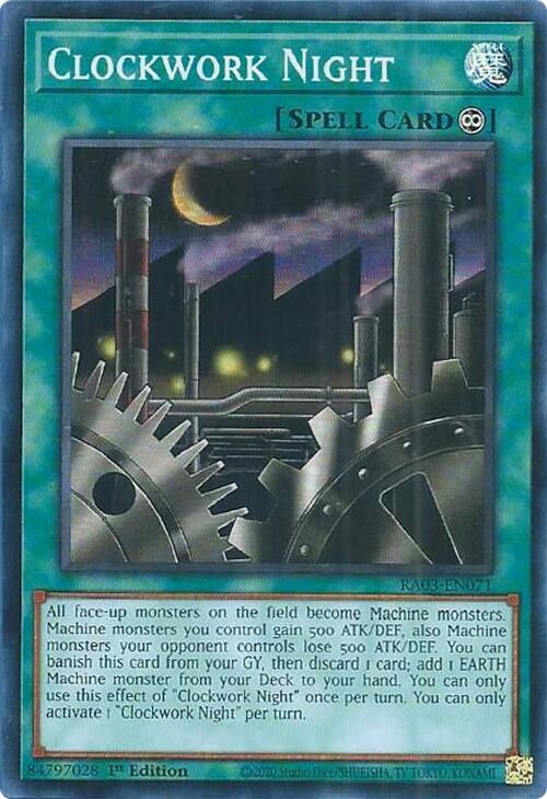 Clockwork Night [RA03-EN071] Super Rare | The CG Realm