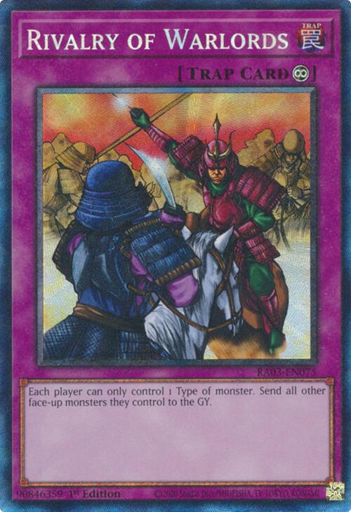 Rivalry of Warlords (CR) [RA03-EN075] Prismatic Collector's Rare | The CG Realm