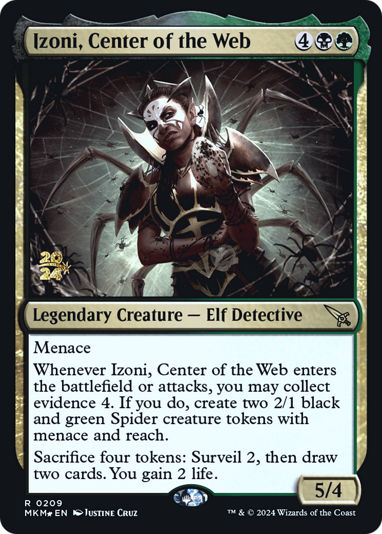 Izoni, Center of the Web [Murders at Karlov Manor Prerelease Promos] | The CG Realm
