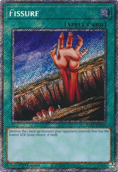 Fissure (Platinum Secret Rare) [RA03-EN084] Platinum Secret Rare | The CG Realm