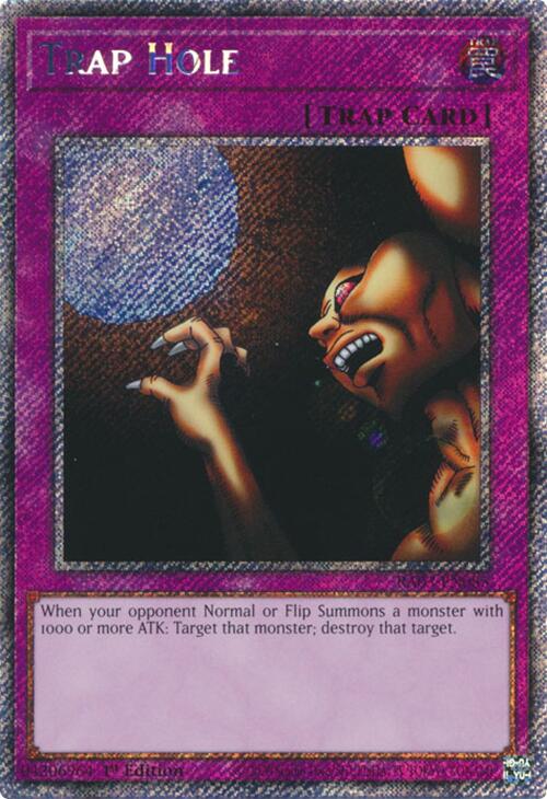 Trap Hole (Platinum Secret Rare) [RA03-EN085] Platinum Secret Rare | The CG Realm
