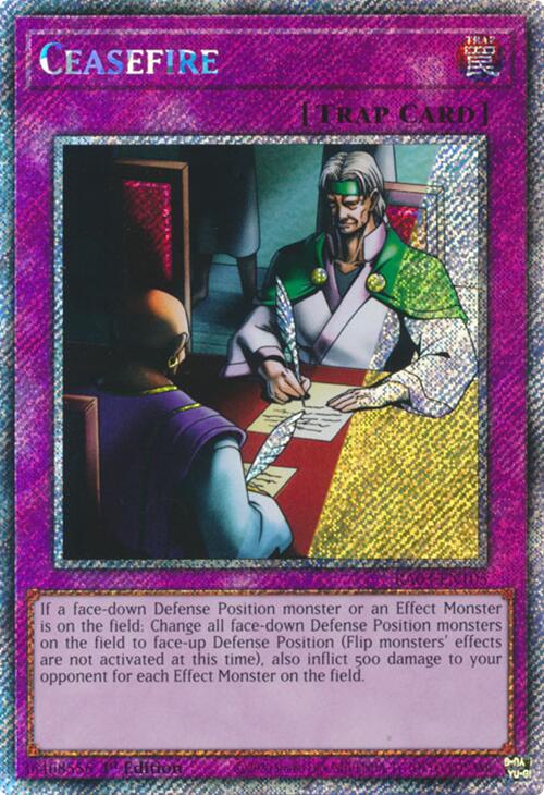 Ceasefire (Platinum Secret Rare) [RA03-EN105] Platinum Secret Rare | The CG Realm
