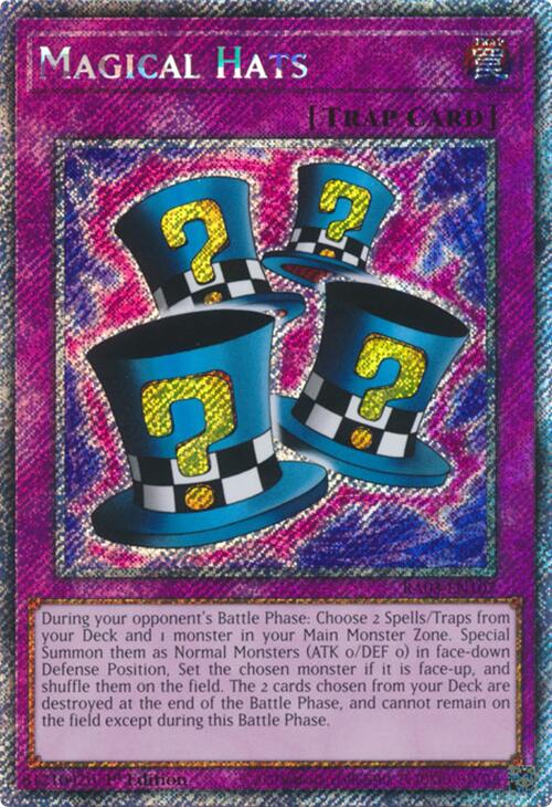 Magical Hats (Platinum Secret Rare) [RA03-EN107] Platinum Secret Rare | The CG Realm
