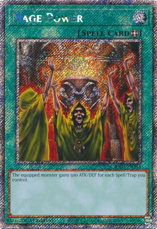Mage Power (Platinum Secret Rare) [RA03-EN113] Platinum Secret Rare | The CG Realm