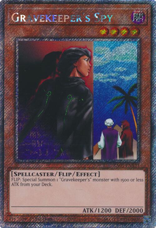 Gravekeeper's Spy (Platinum Secret Rare) [RA03-EN121] Platinum Secret Rare | The CG Realm