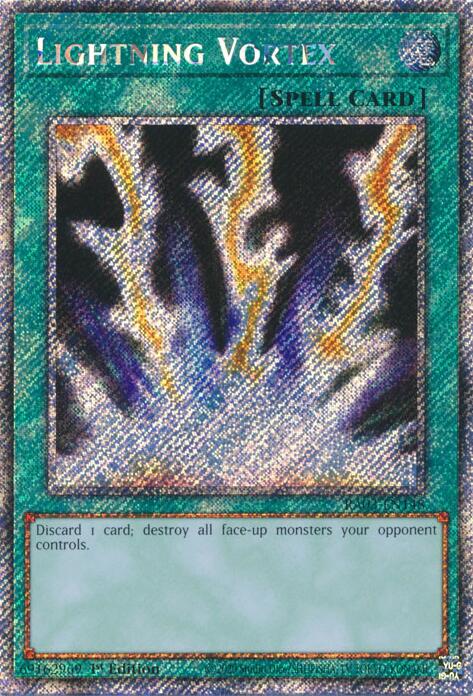 Lightning Vortex (Platinum Secret Rare) [RA03-EN148] Platinum Secret Rare | The CG Realm