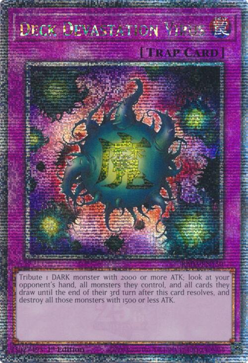 Deck Devastation Virus (Quarter Century Secret Rare) [RA03-EN150] Quarter Century Secret Rare | The CG Realm