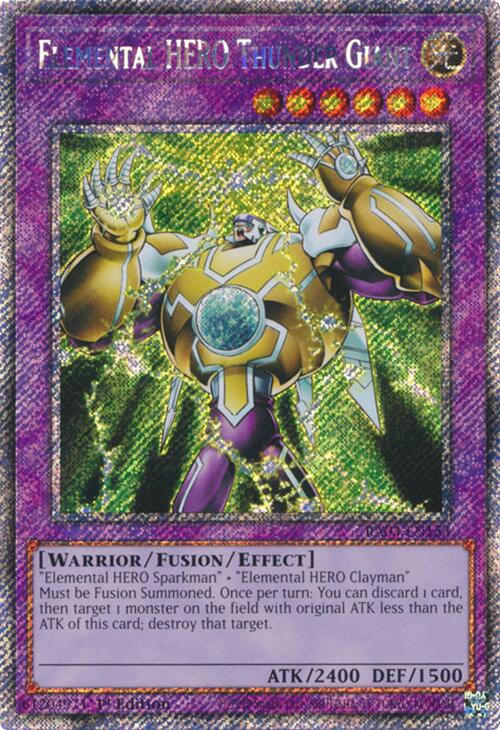 Elemental HERO Thunder Giant (Platinum Secret Rare) [RA03-EN153] Platinum Secret Rare | The CG Realm