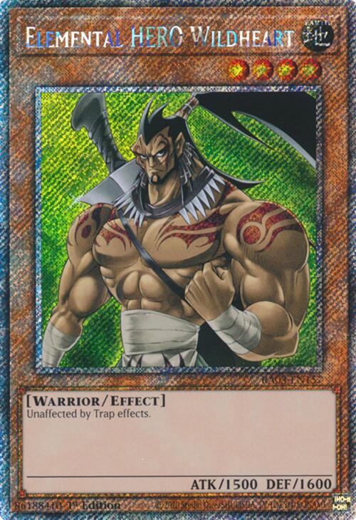 Elemental HERO Wildheart (Platinum Secret Rare) [RA03-EN157] Platinum Secret Rare | The CG Realm