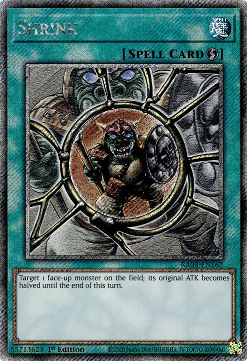 Shrink (Platinum Secret Rare) [RA03-EN162] Platinum Secret Rare | The CG Realm