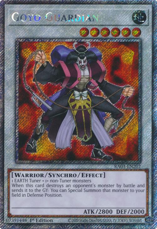 Goyo Guardian (Platinum Secret Rare) [RA03-EN202] Platinum Secret Rare | The CG Realm