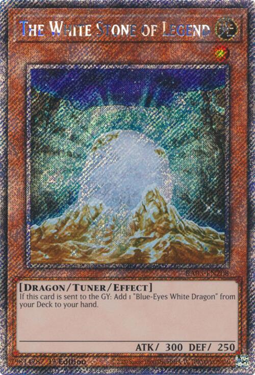 The White Stone of Legend (Platinum Secret Rare) [RA03-EN208] Platinum Secret Rare | The CG Realm