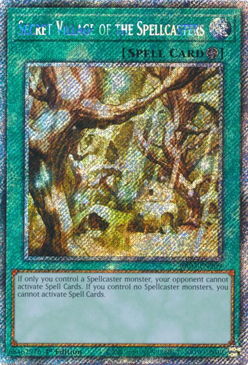 Secret Village of the Spellcasters (Platinum Secret Rare) [RA03-EN209] Platinum Secret Rare | The CG Realm