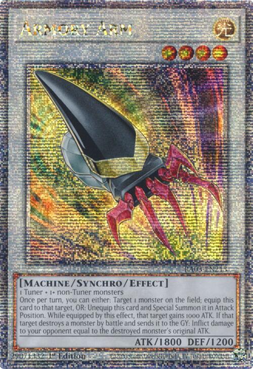 Armory Arm (Quarter Century Secret Rare) [RA03-EN213] Quarter Century Secret Rare | The CG Realm