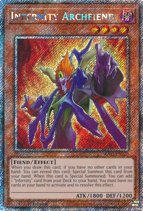 Infernity Archfiend (Platinum Secret Rare) [RA03-EN220] Platinum Secret Rare | The CG Realm