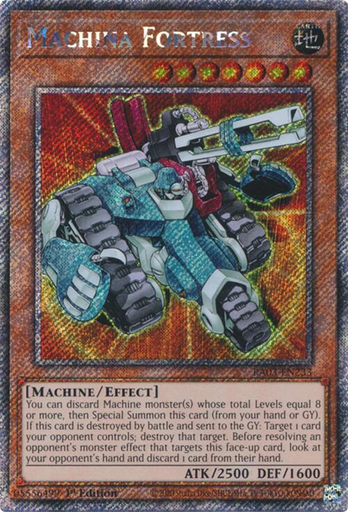 Machina Fortress (Platinum Secret Rare) [RA03-EN233] Platinum Secret Rare | The CG Realm