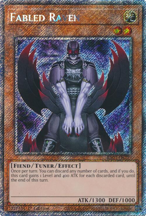 Fabled Raven (Platinum Secret Rare) [RA03-EN239] Platinum Secret Rare | The CG Realm