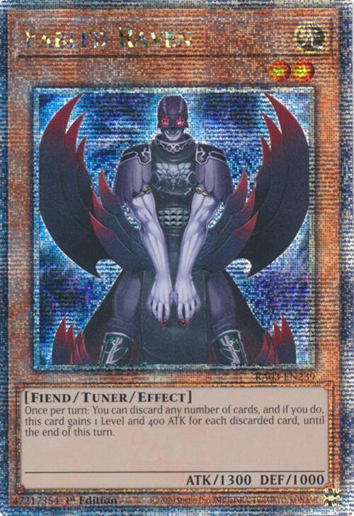 Fabled Raven (Quarter Century Secret Rare) [RA03-EN239] Quarter Century Secret Rare | The CG Realm